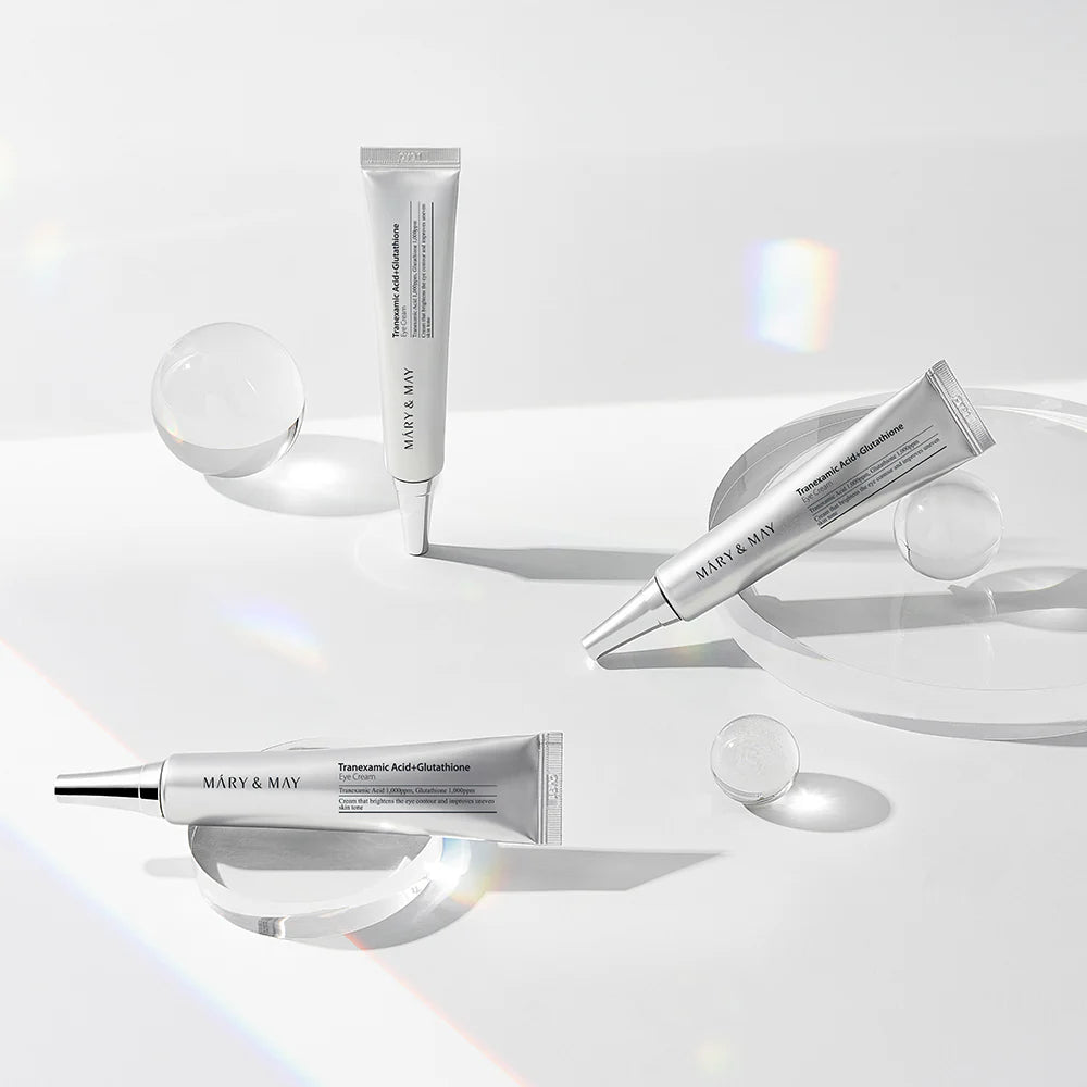 MÁRY&MAY Tranexamic Acid + Glutathione Eye Cream (12g) – Beauté InstaGlow