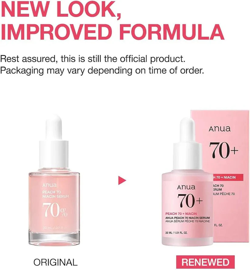ANUA Peach 70% Niacinamide Serum (30ml)