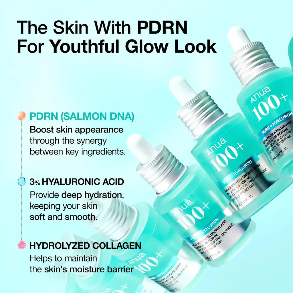 ANUA PDRN Hyaluronic Acid Capsule 100 Serum (30ml)