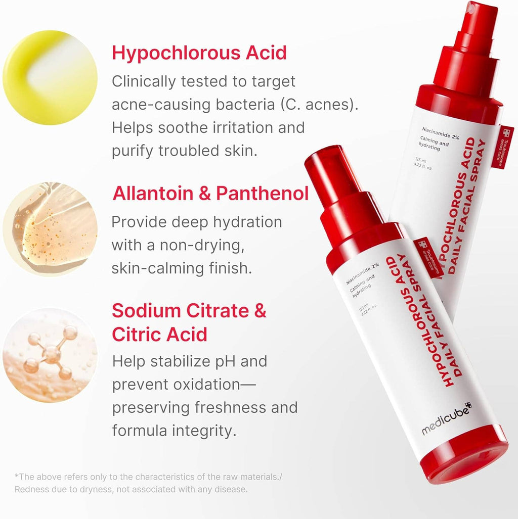 MEDICUBE Hypochlorous Acid Daily Facial Spray (125ml)