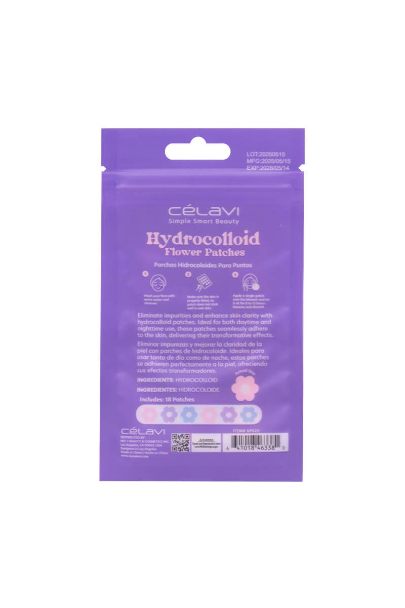 Patchs anti-acné en forme de fleur