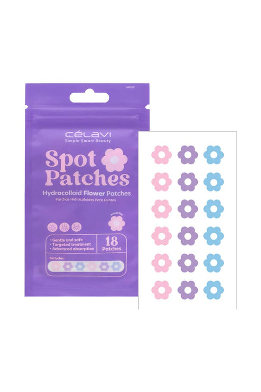 Patchs anti-acné en forme de fleur