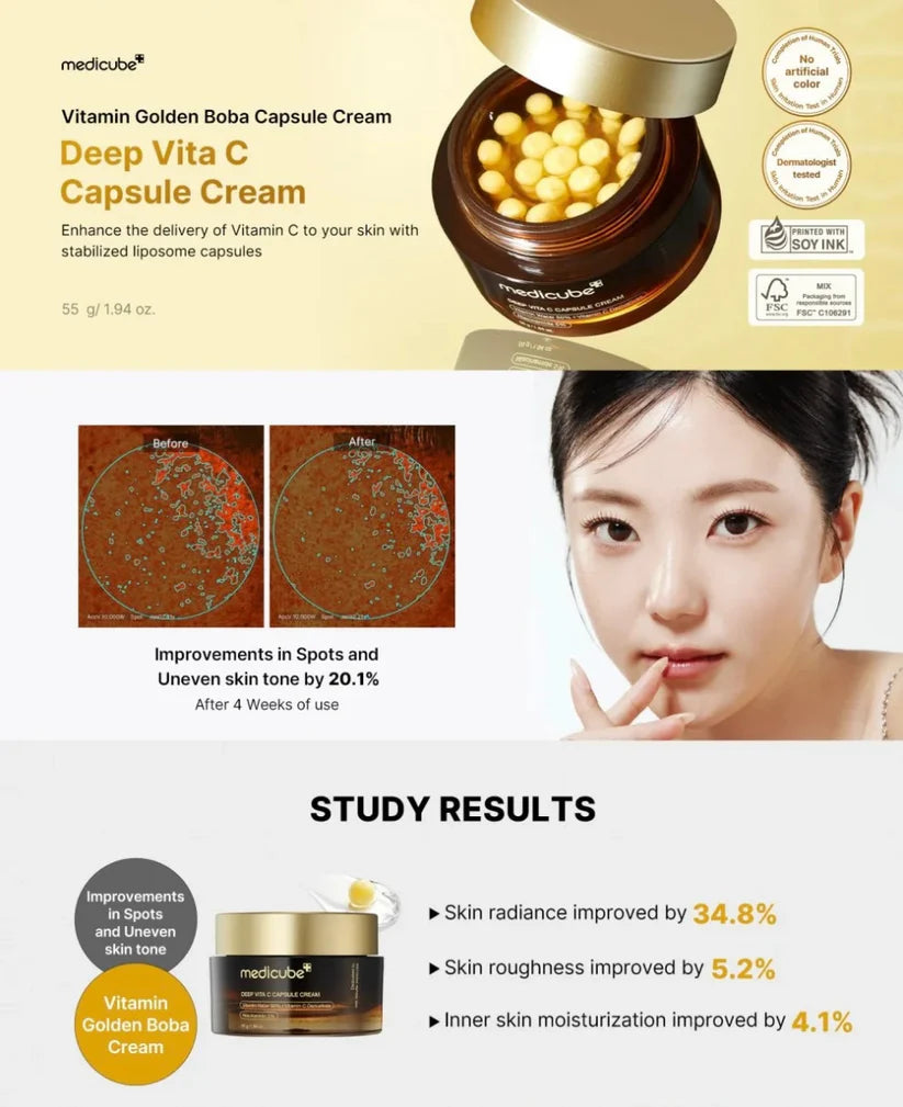 MEDICUBE Deep Vita C Capsule Cream (55g)